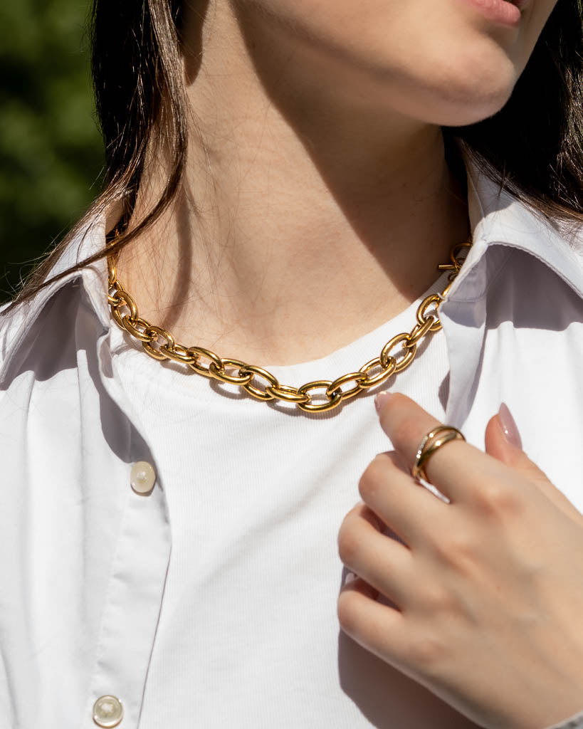 Mariner Link Collar Necklace