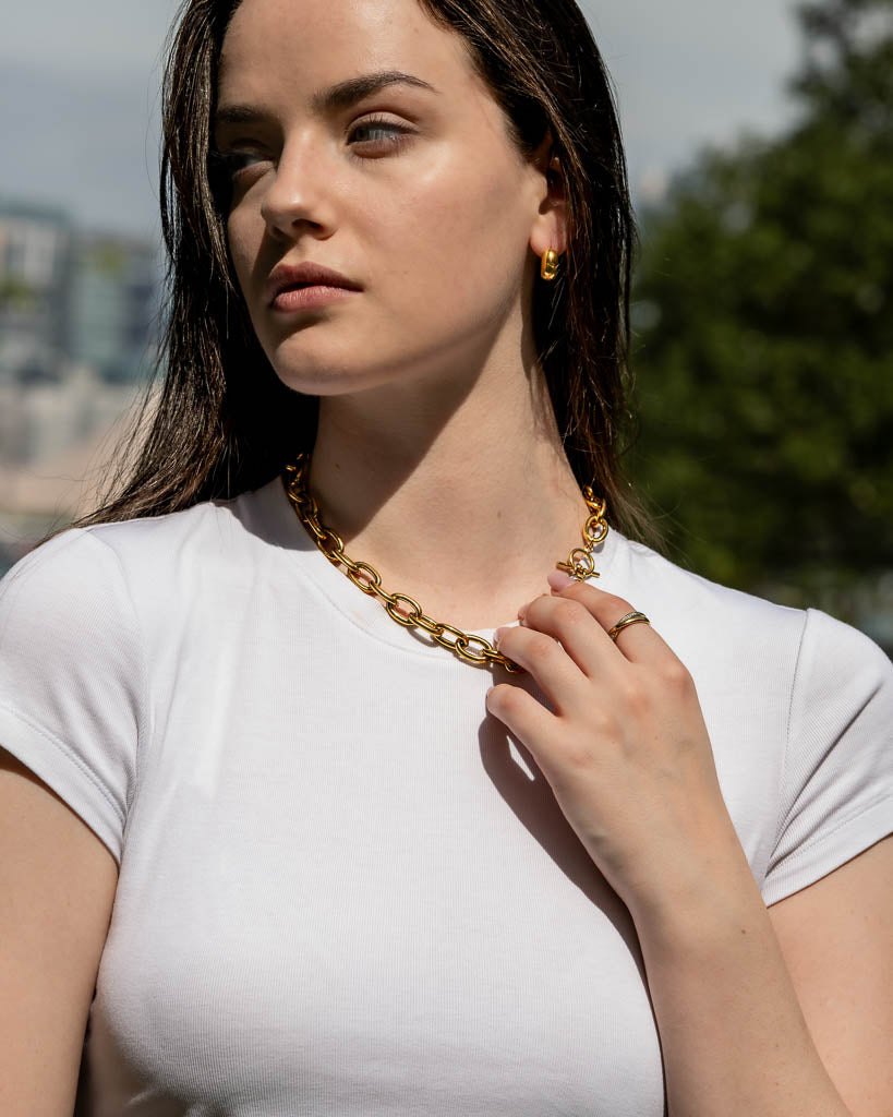 Mariner Link Collar Necklace